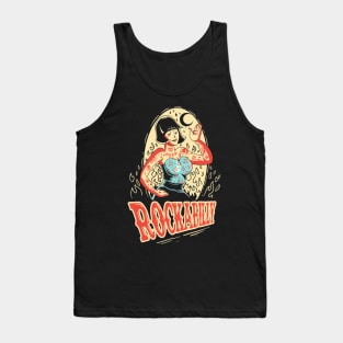 rockabilly burn Tank Top